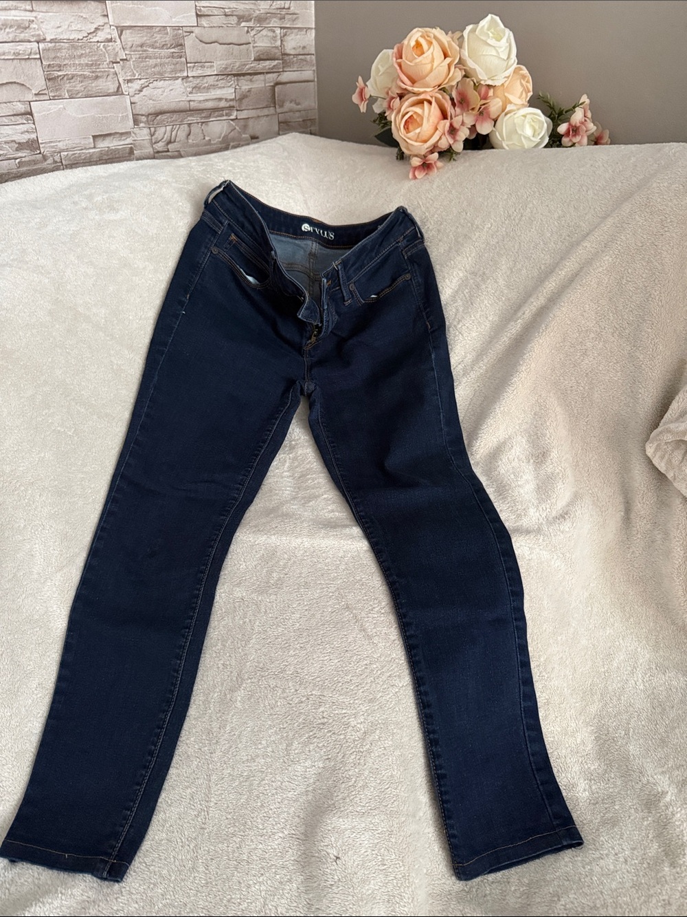 STYLUS Navy Skinny Jeans for Women